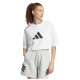 Adidas Γυναικεία κοντομάνικη μπλούζα Future Icons 3 Bar Logo Cropped Tee